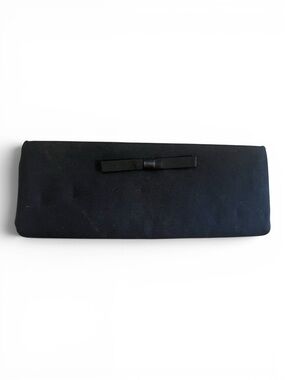 Harry Levine HL 50s Black Bow Clutch | MCM Hollywood Regency